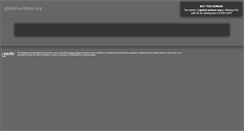 Desktop Screenshot of global-actions.org