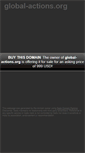 Mobile Screenshot of global-actions.org