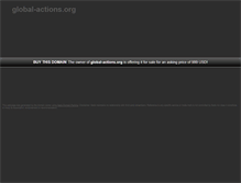 Tablet Screenshot of global-actions.org